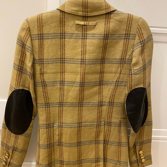 Gorgeous 100% linen Smythe jacket. Only wore a couple times, doesnt fit me - Picture 2 of 5